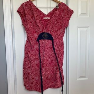 Red Patterned Dress